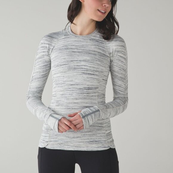 Lululemon Runderful Long Sleeve- Athletic Long Sleeve Top- Size 6 - Picture 1 of 15
